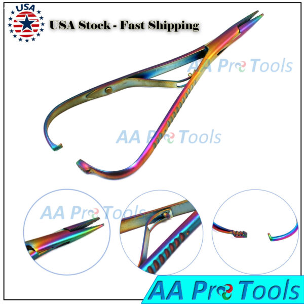 Mathieu Needle Holder Multi-Color Orthodontic Pliers Ligature Dental Instruments