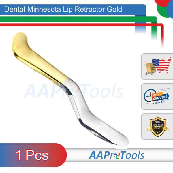 Minnesota Cheek Retractor Half Gold Surgical Dental A+ Quality Instruments