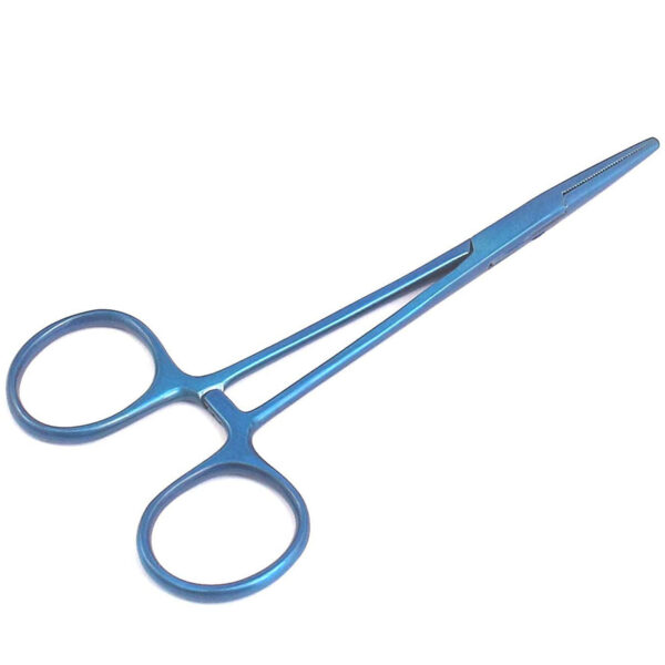 Mosquito Hemostat Forceps Straight 5" Blue Color Surgical Instruments