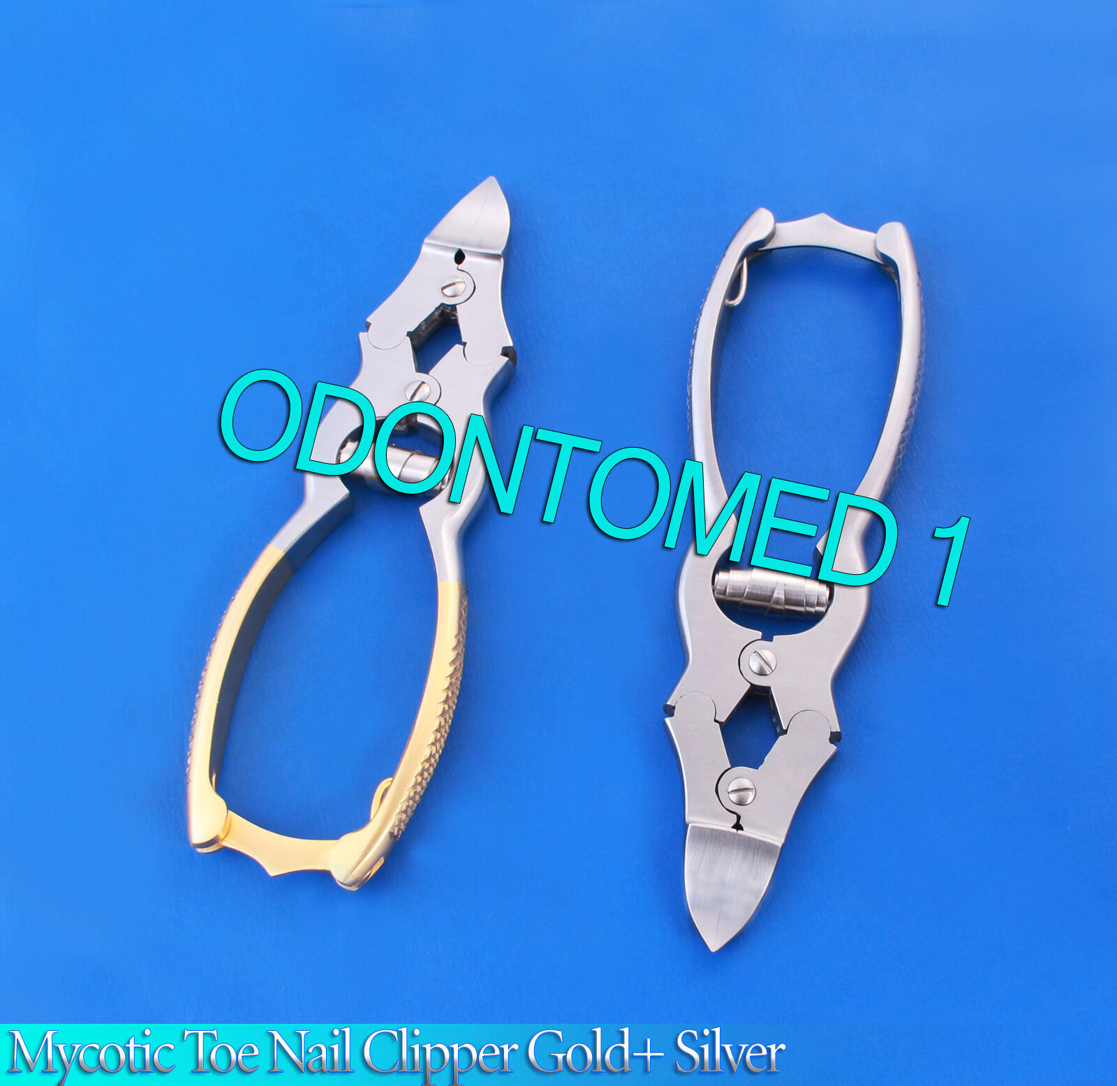 Mycotic-Toe-Nail-Clipper-Silver-Gold-Surgical-Instruments-111636370836