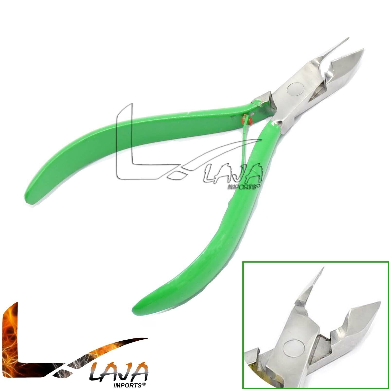 Nail-Art-Cuticle-Nipper-Cutter-Clipper-Manicure-Pedicure-Tools-Green-Color-274569233366