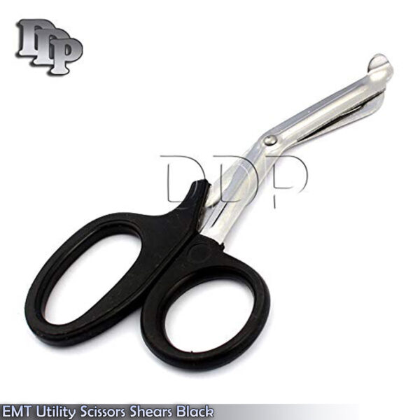 New 7 1/2" EMT Shears / Utility Scissors Medical, First Aid & Emergency - BLACK