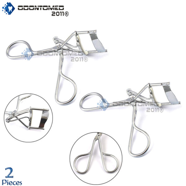 ODM Eyelash Curler 2 Pcs Pro Lashes Curling Clip Tweezers Ladies Make Up Tool