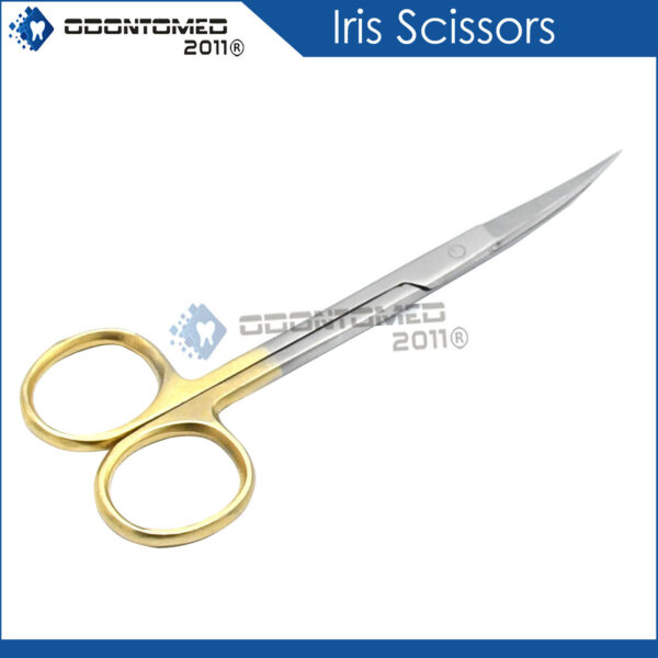 ODM T/C Iris Scissors 4.5" Curved Surgical Dental Instruments