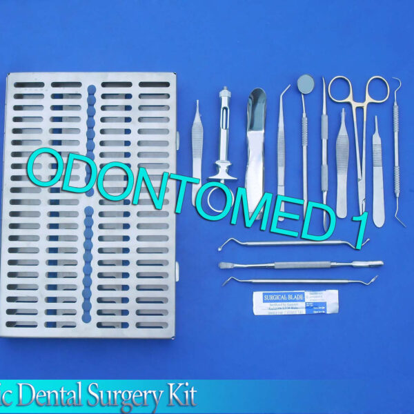 Set Of 19 Pcs Basic Dental Surgery Kit Surgical Dental Instruments,DS-608
