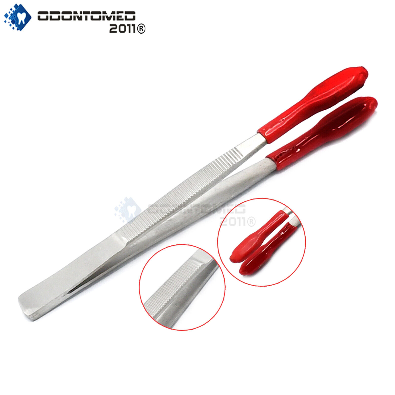 Tweezers-Rubber-Coated-PVC-Non-Marring-Flat-Tips-Jewelry-Hobby-Bead-Craft-Work-133283324586-2