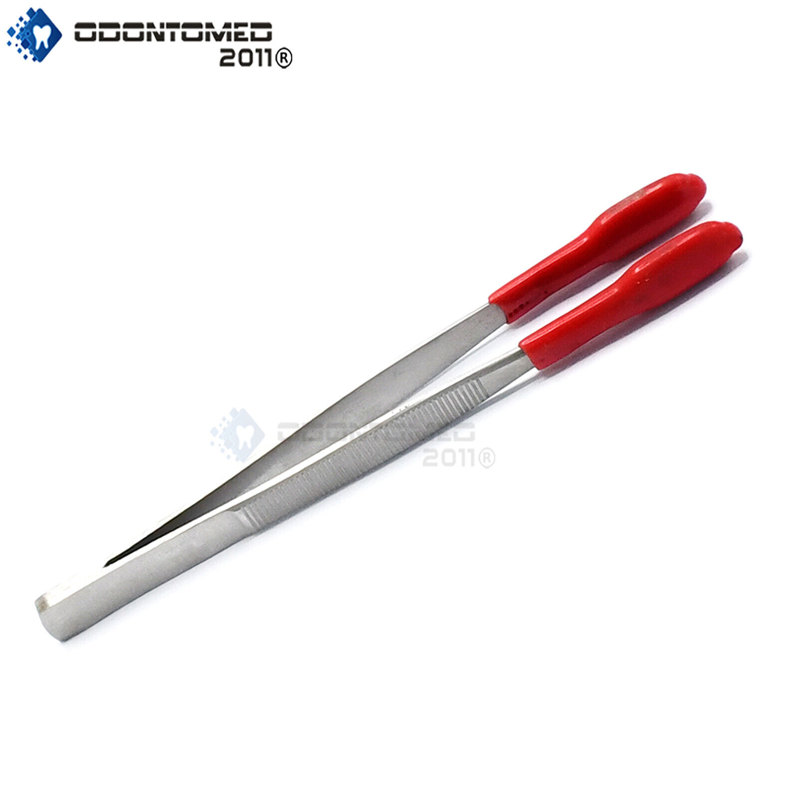 Tweezers-Rubber-Coated-PVC-Non-Marring-Flat-Tips-Jewelry-Hobby-Bead-Craft-Work-133283324586
