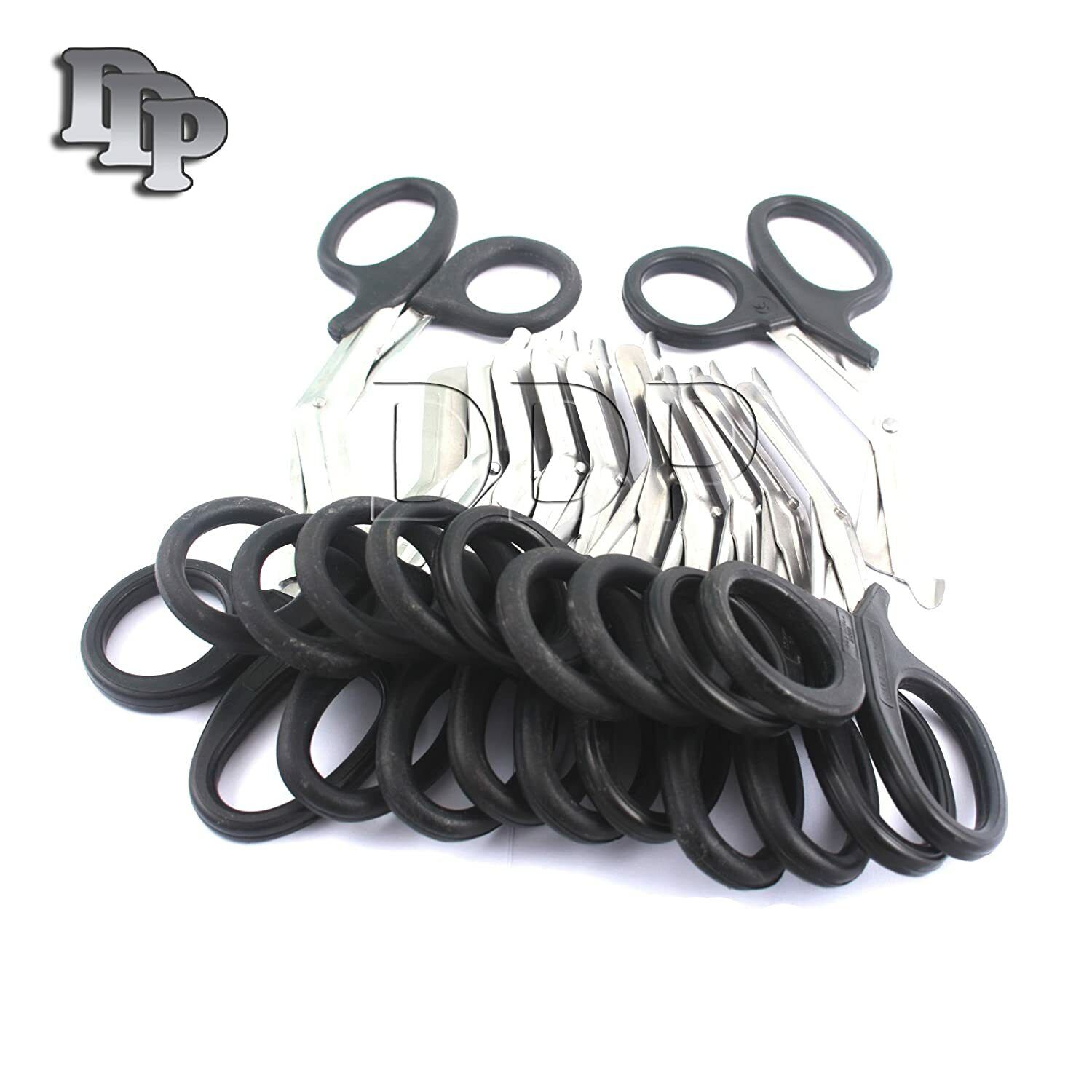 100-Paramedic-Utility-Bandage-Shear-Scissor-55-Black-Handle-121235762207