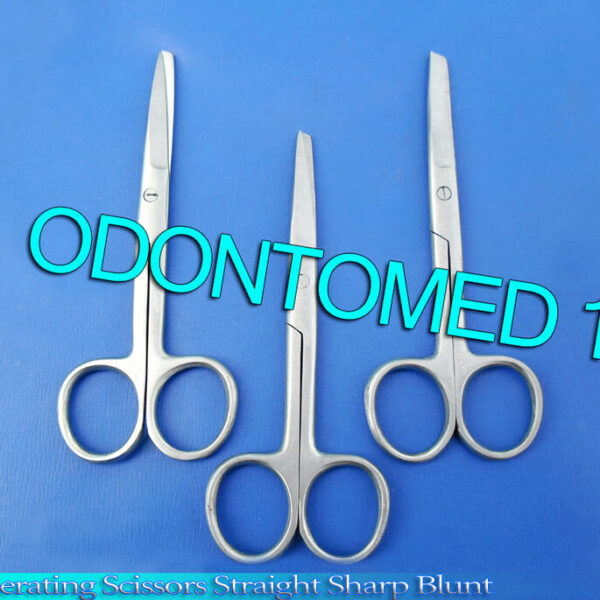 12 OPERATING SCISSORS 6" STRAIGHT SHARP BLUNT