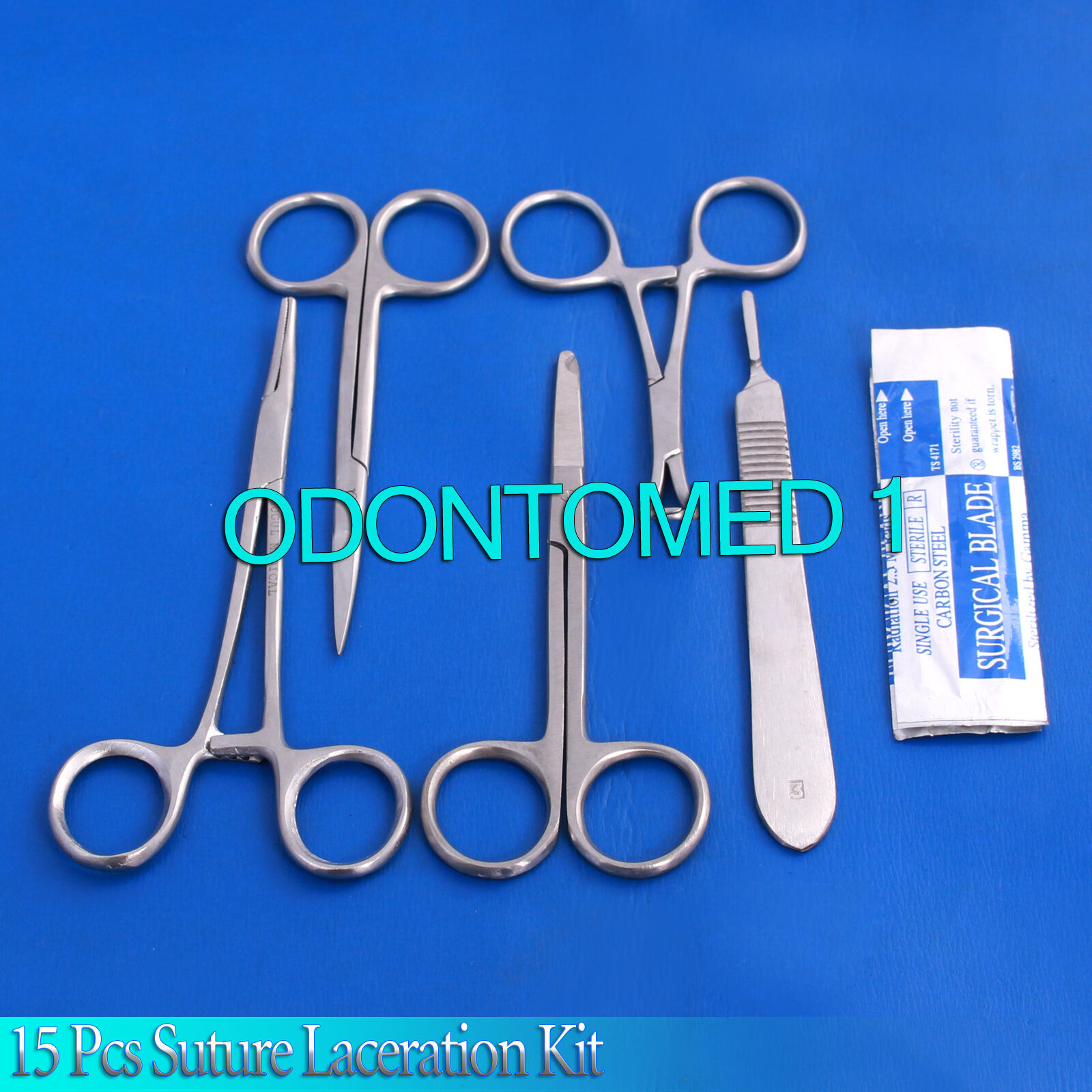 15-Pcs-Suture-Kit-Forceps-Scissors-Towel-Clamps-Scalpel-Handle-Ds-1246-134297307907