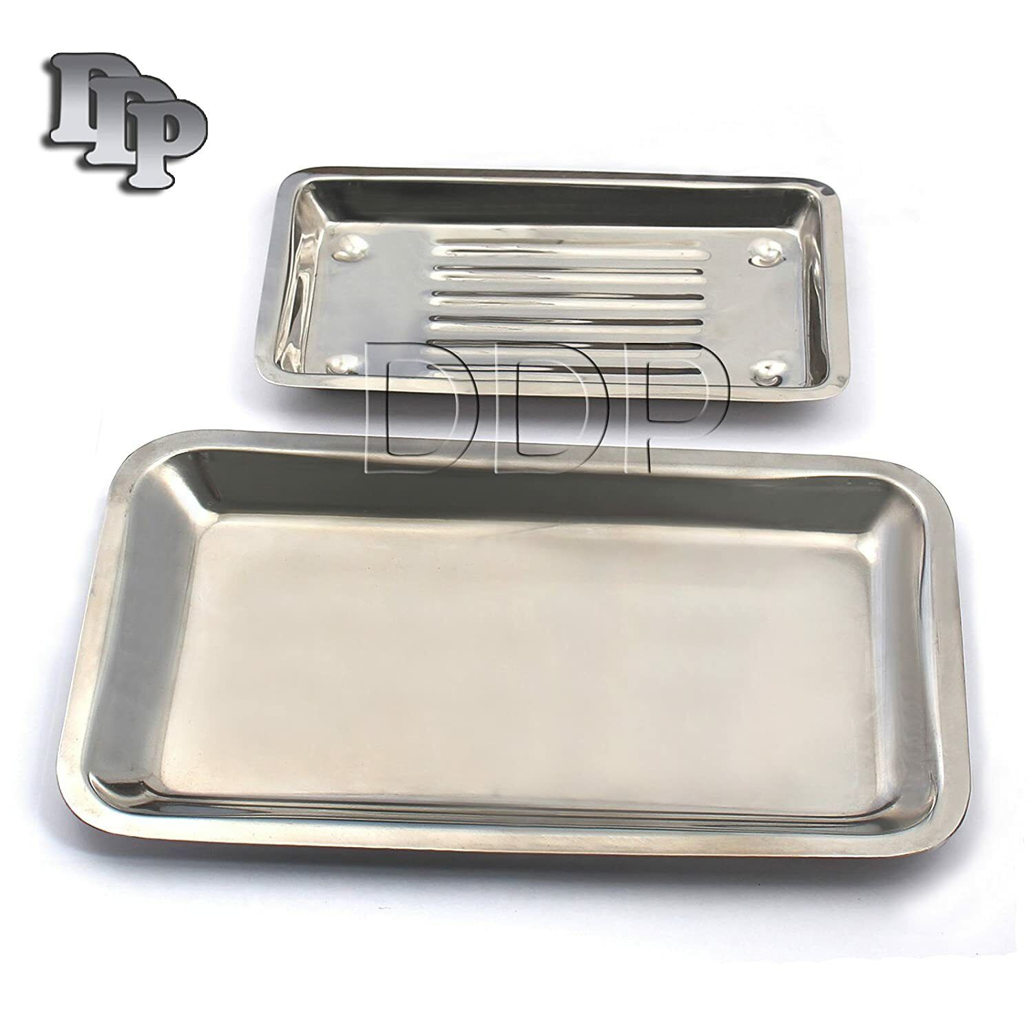 2-Dental-Instruments-Scaler-Tray-Lab-Dentist-Tools-Autoclavable-124510754697