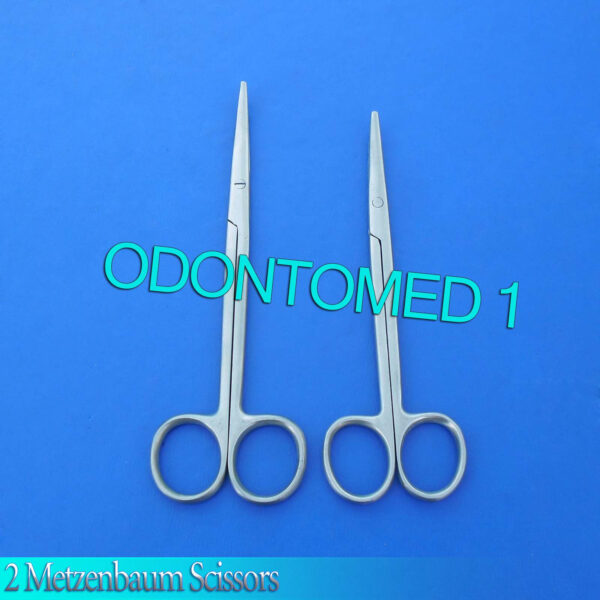 2 Metzenbaum Scissors 6"+11" Curved Surgical Instruments