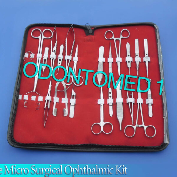 24 Pcs Eye Micro Surgical Ophthalmic Instruments Set Kit Ey-019
