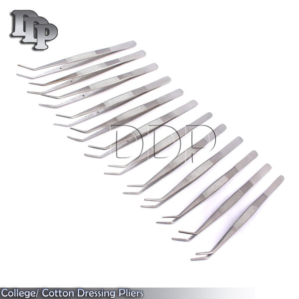 25 College Cotton Plier 6'' Dental Endodontic Instruments