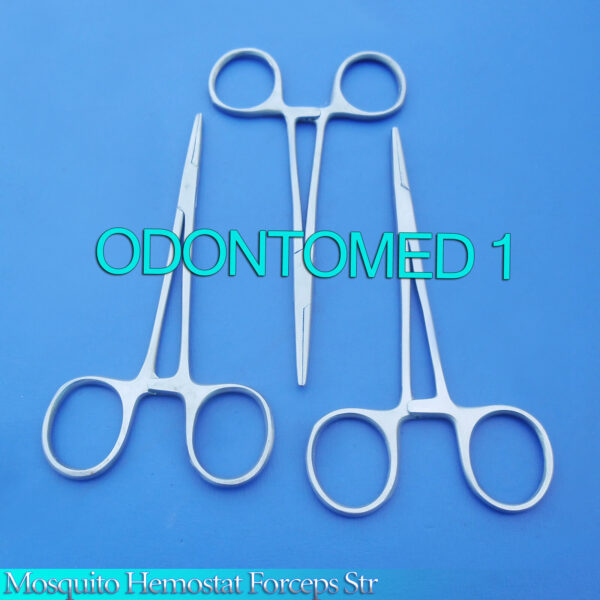 25 Pcs Mosquito Hemostat Locking Micro Forceps Straight Fine Point 5" Surgical