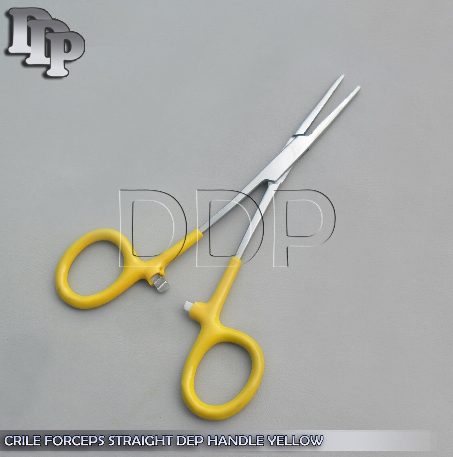 3-Hemostats-Crile-Forceps-Surgical-Instruments-Yellow-Dep-Handle-550-Straight-131416624057-2