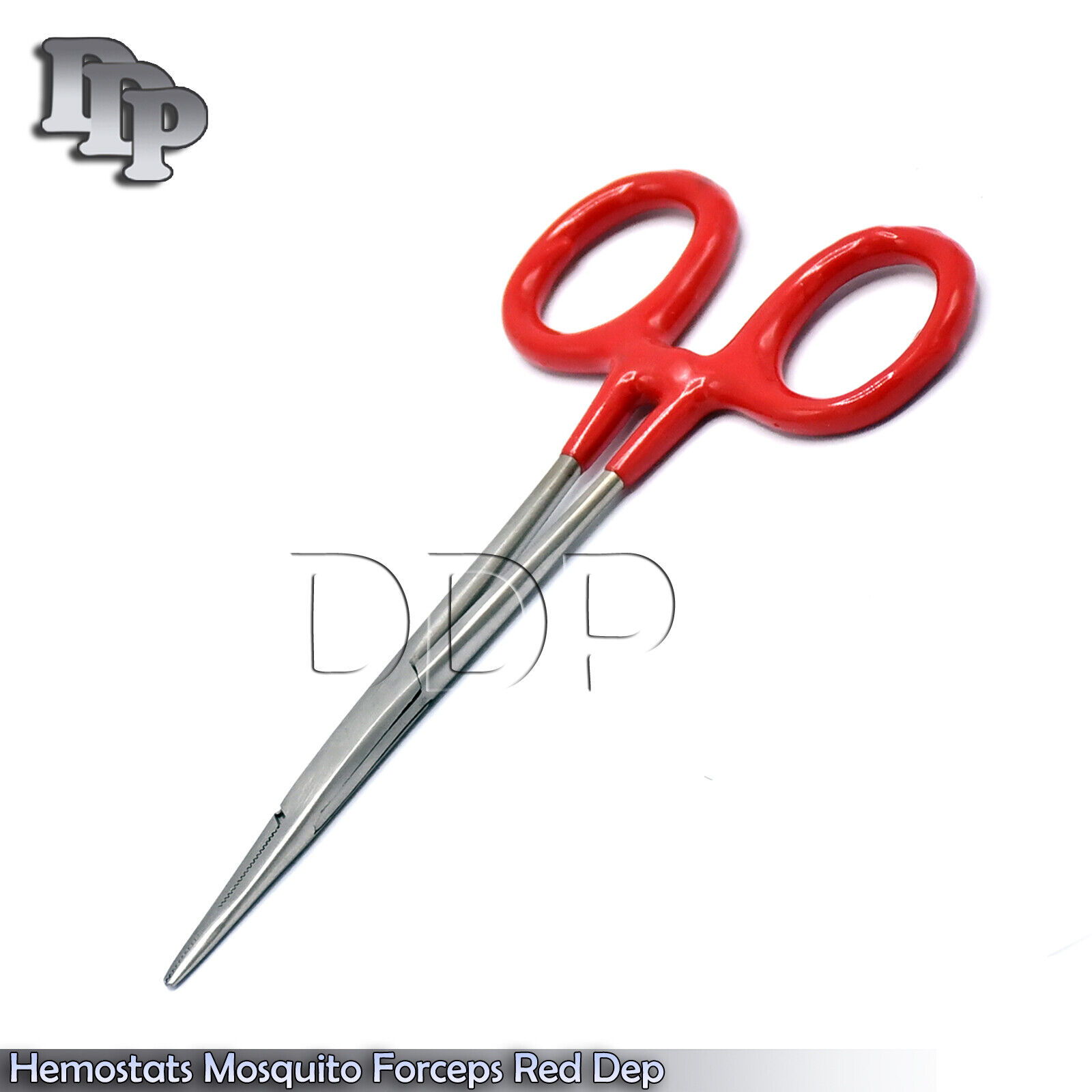 3-Hemostats-Mosquito-Forceps-Surgical-Instruments-Red-Dep-Handle-5-Straight-371245827017