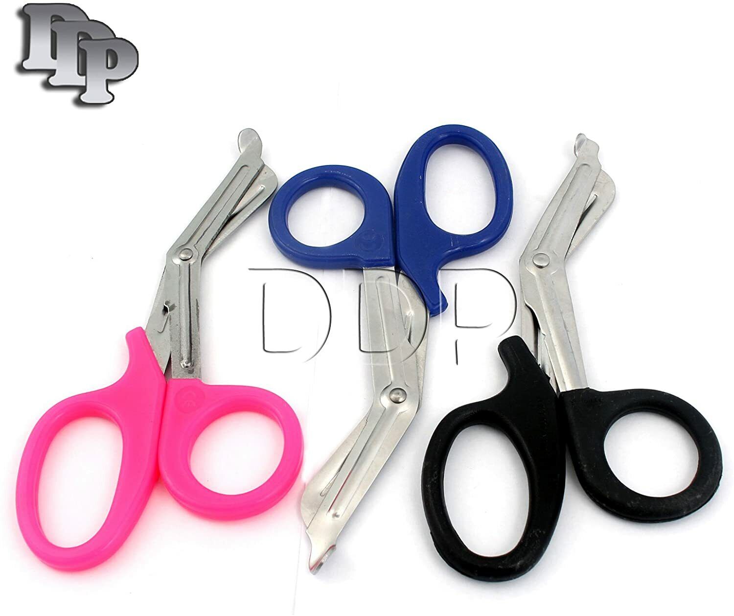 3-PARAMEDIC-UTILITY-BANDAGE-TRAUMA-EMT-EMS-SHEARS-SCISSORS-55-BLUE-BLK-PINK-124294491097