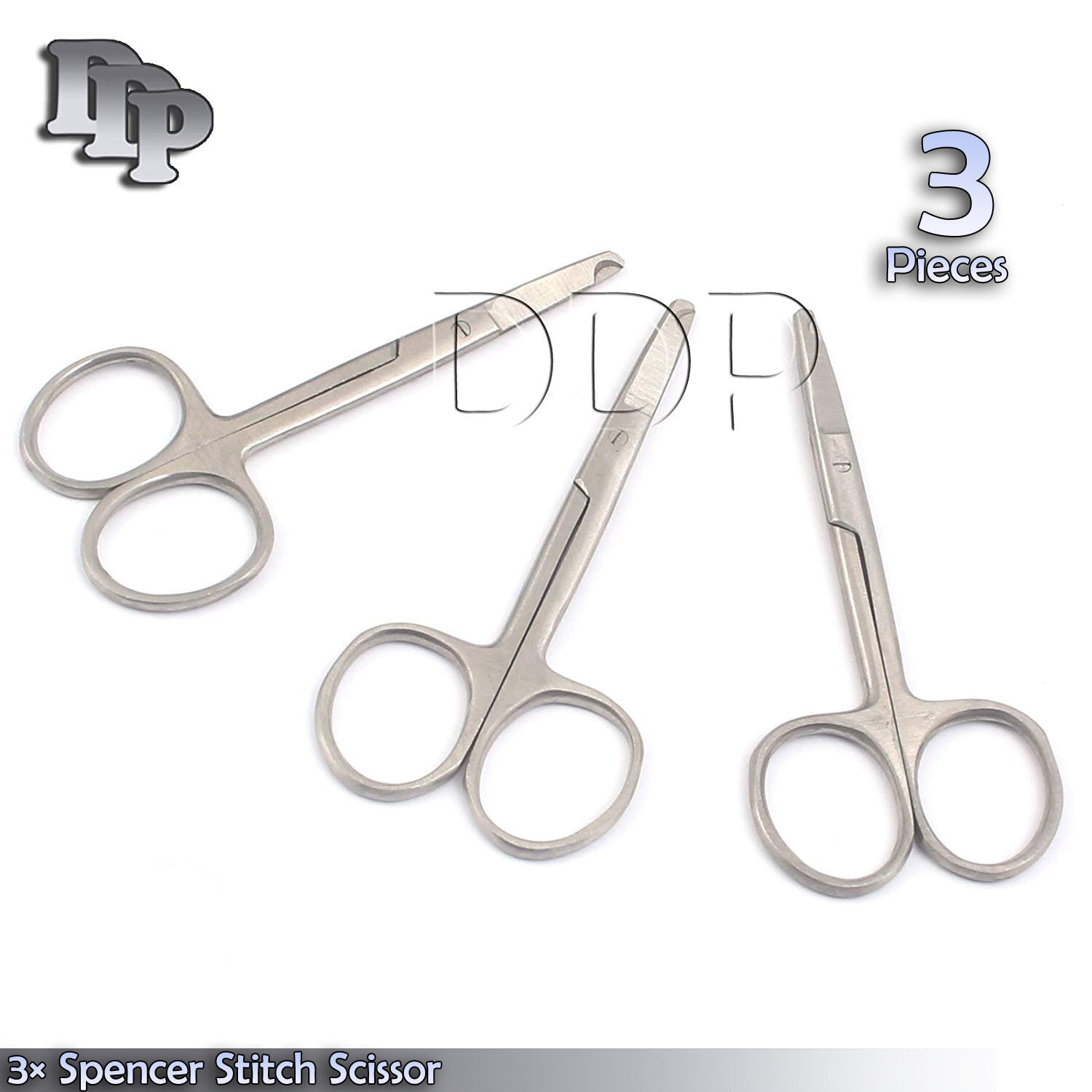 3-Surgical-Medical-Littauer-Spencer-Stitch-Scissor-35-BLBL-Suture-Veterinary-372275402047