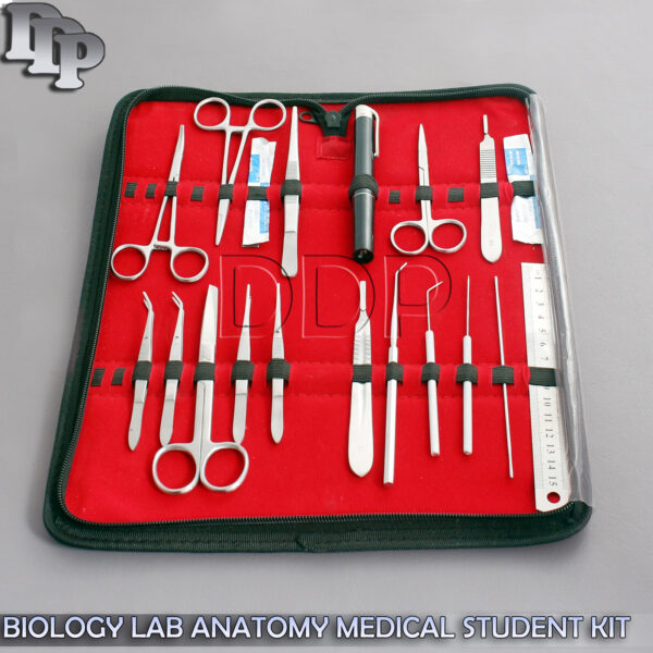 38 P ADVANCED BIOLOGY LAB ANATOMY MEDICAL STUDENT KIT WITH SCALPEL BLADE #10 #24