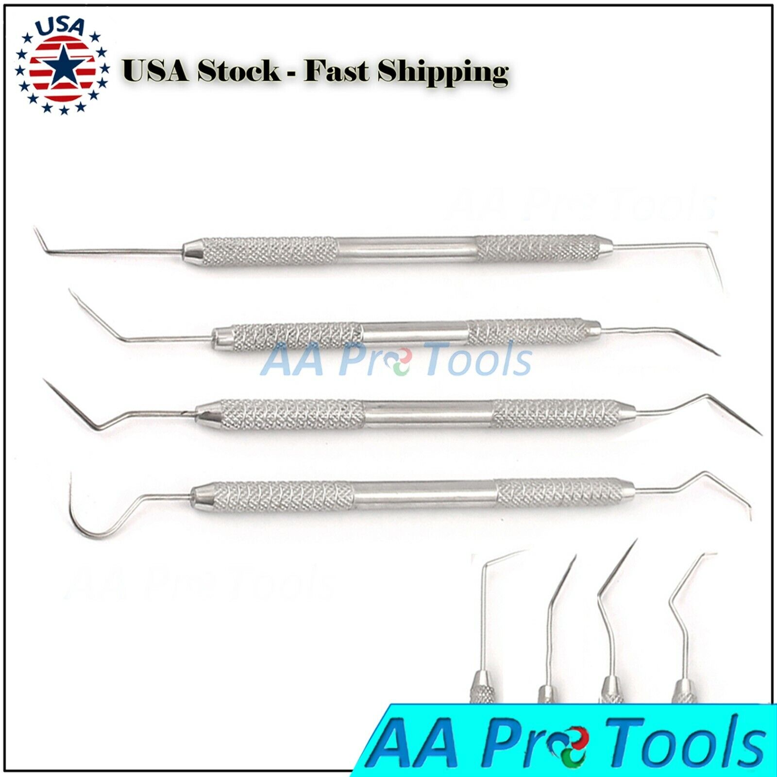 4-Pcs-Teeth-Cleaning-Explore-Hook-Pick-Probe-Dental-Pick-Hygiene-Steel-PR-428-255003582327