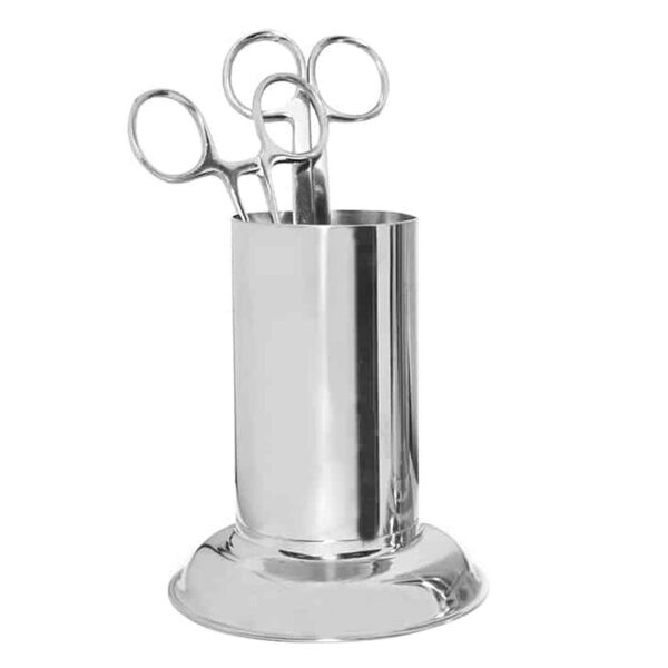 4"X2" Forceps Jar Surgi Instruments Holloware Stainless Steel