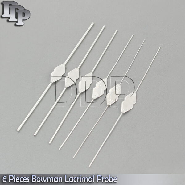 6 Bowman Lacrimal Probe Surgical Dental ENT Instruments