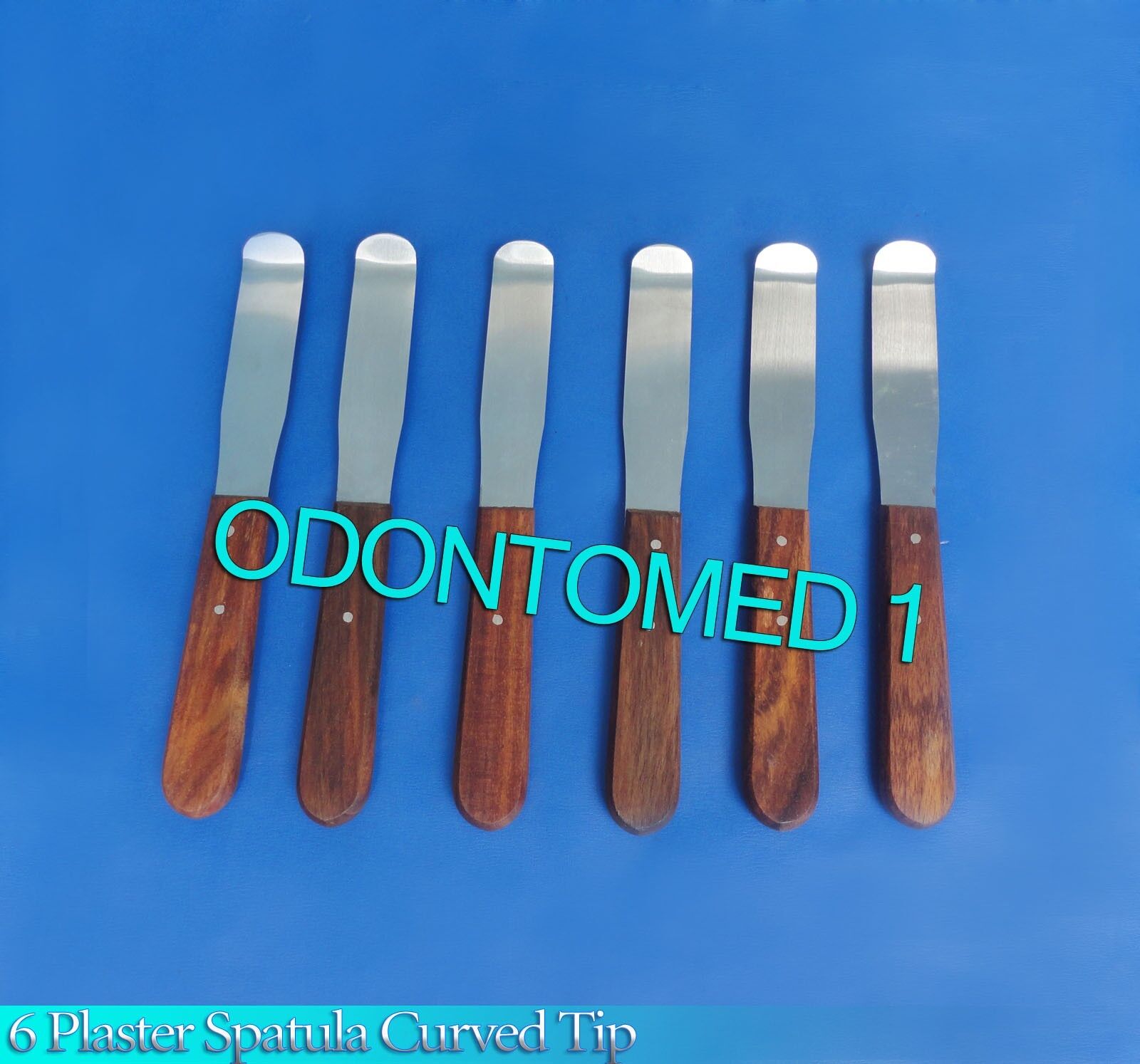 6-Plaster-Spatula-Curved-Tip-Surgical-Dental-Tools-121154867457