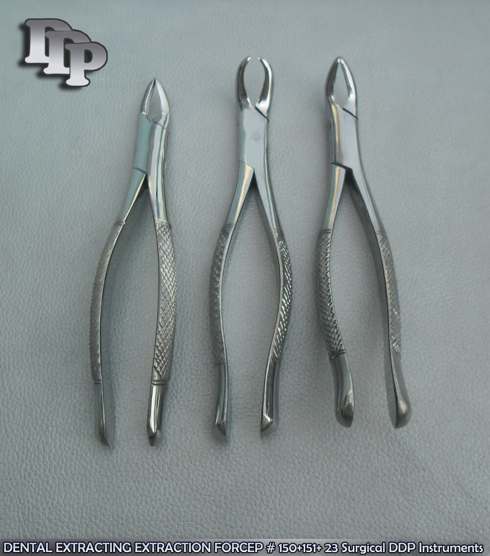 6-SETS-Dental-Extracting-Forceps-150-151-23-Surgical-Extraction-Instruments-111341583687