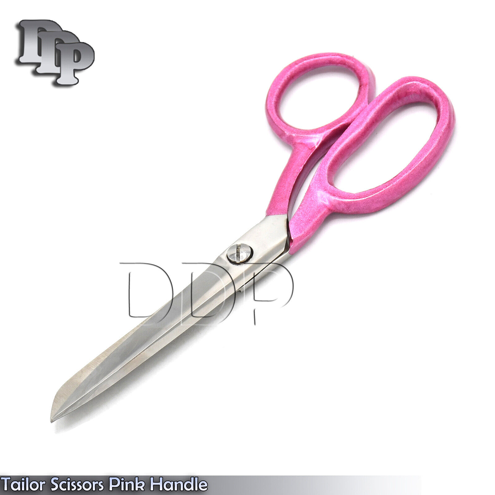 7-Tailor-Scissors-Heavy-Duty-Carpet-Upholstery-Shears-Pink-Color-Handle-123732727597