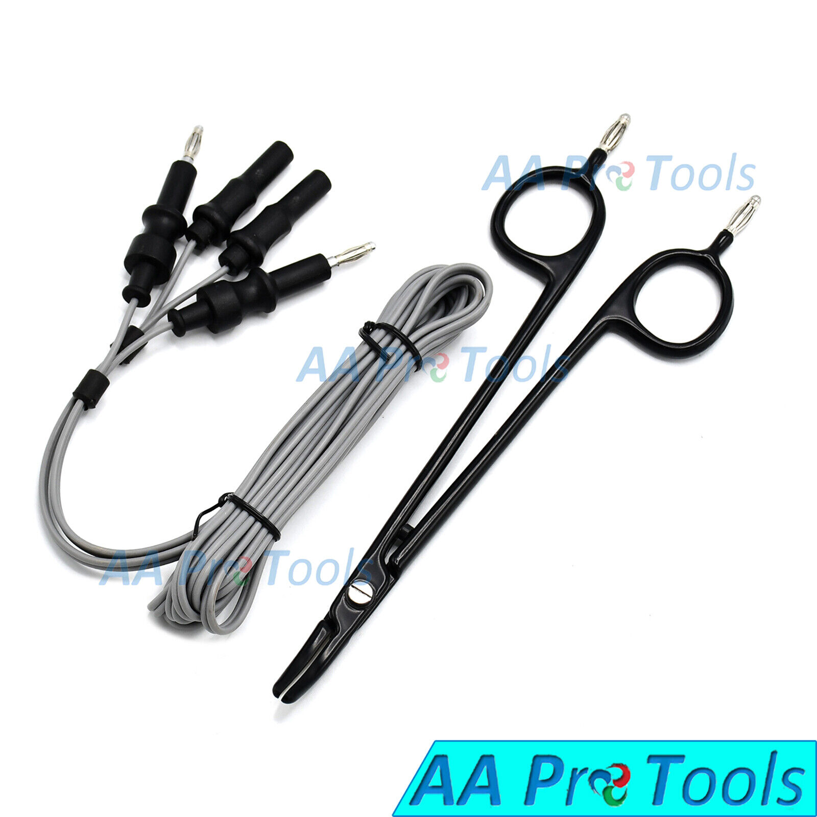 Bipolar-Forceps-Artery-Sealer-75-Reusable-4mm-Pin-Non-Stick-Silicon-Cord-Black-254249243977