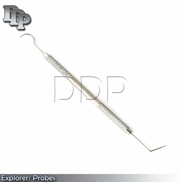 Dental Explorer 6 Double Ended Endodontic Hygiene Probe 23 Hook Dentists Pick