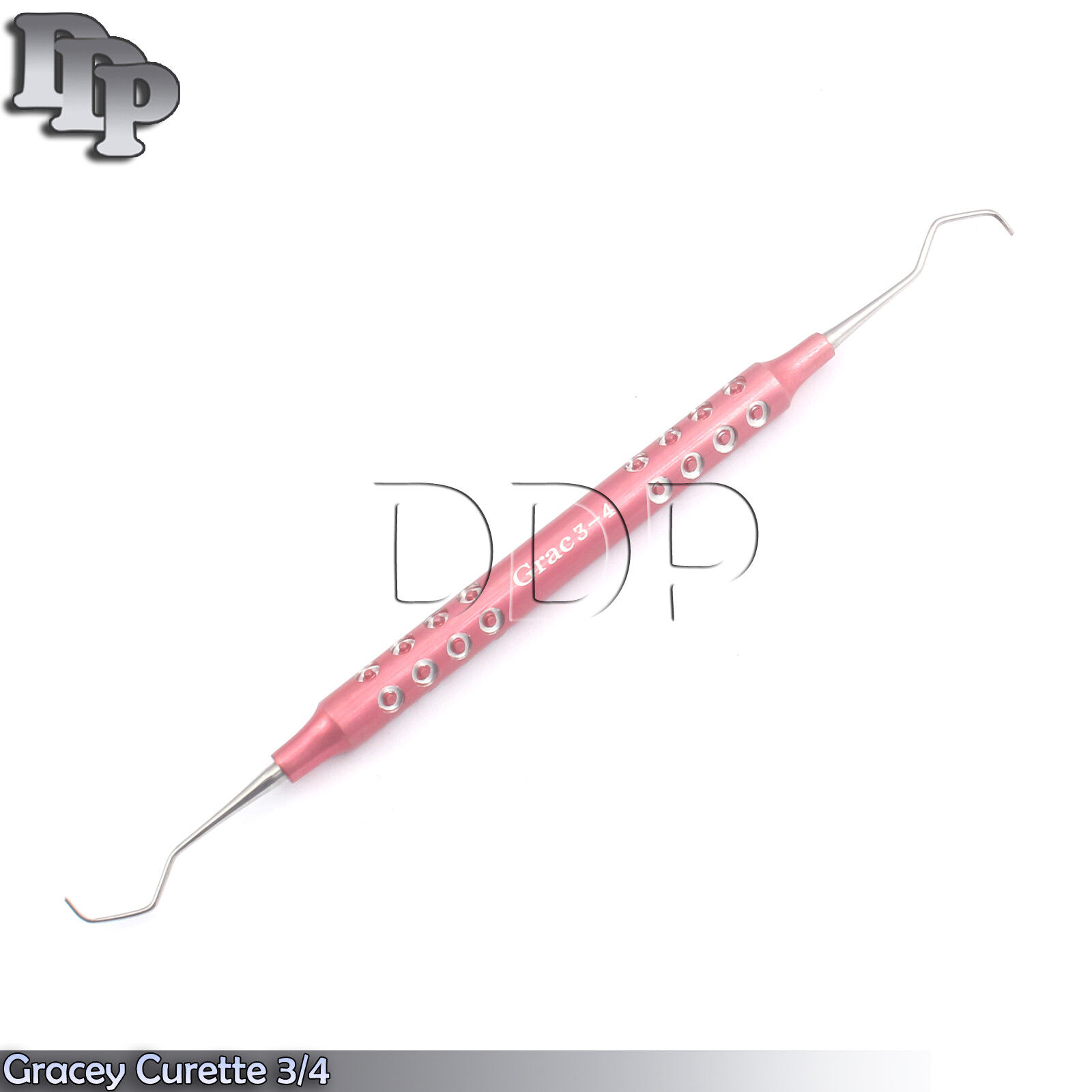 Dental-Gracey-Curette-34-Periodontal-Hollow-Handle-Pink-Color-Surgical-Scaler-122996654207