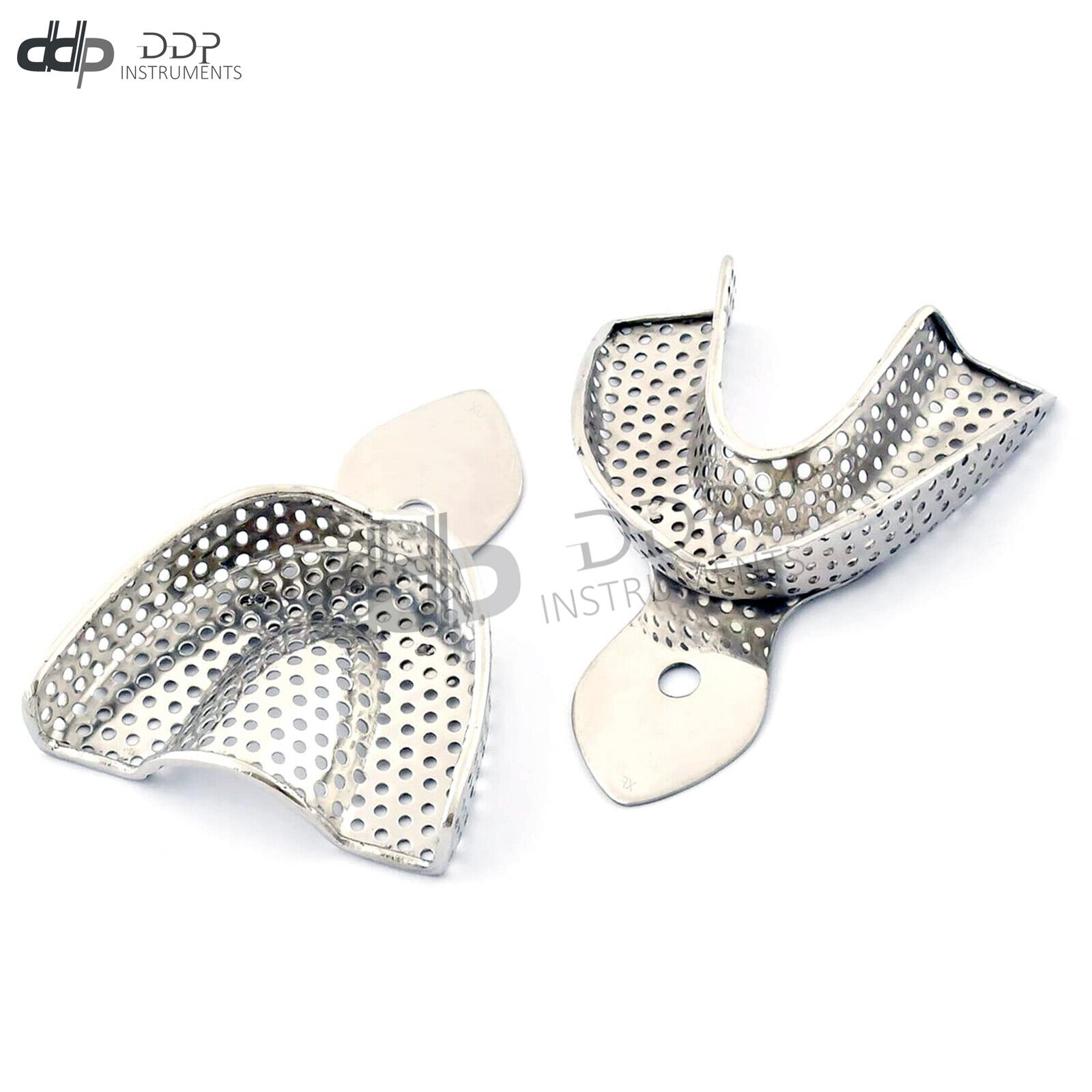 Dental-Impression-Trays-Perforated-Set-Of-2-Pcs-XL-Size-Surgical-111235193647