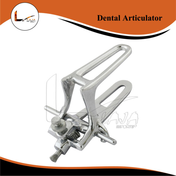 Dental Lab Articulator Chrome Plated Full High Arch Denture Adjustable (Small)