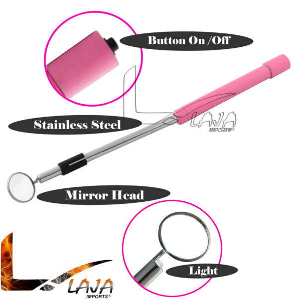 Dental Mirror With Led Light Oral Mirror Anti-fog Teeth Mouth Inspection DN-2264