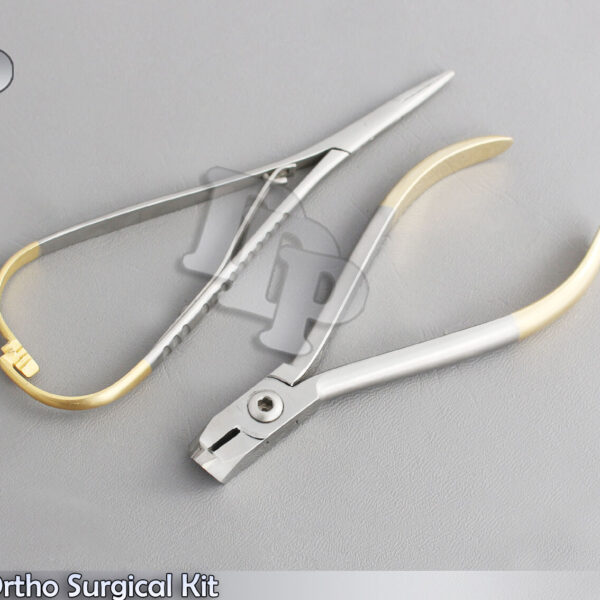 Dental Ortho Surgical Kit of Distal End Cutter TC & Mathieu Needle Holder TC