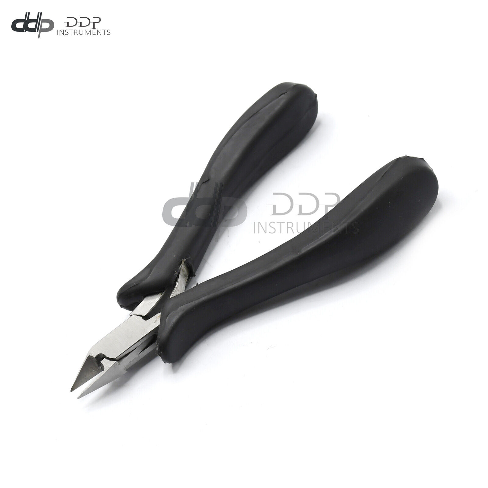 Diagonal-Jewelers-Wire-Cutting-Plier-45-Flush-Cut-Black-Soft-Grip-PL-046-374195002217