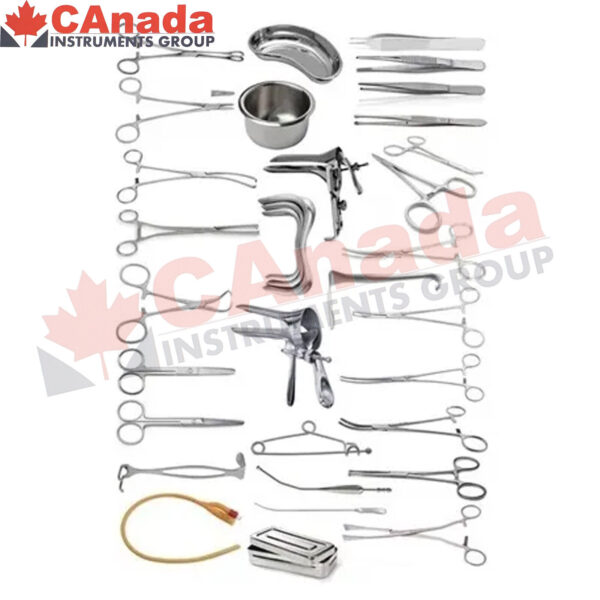 Gynecology Surgical Instruments Set Of 50 Pcs