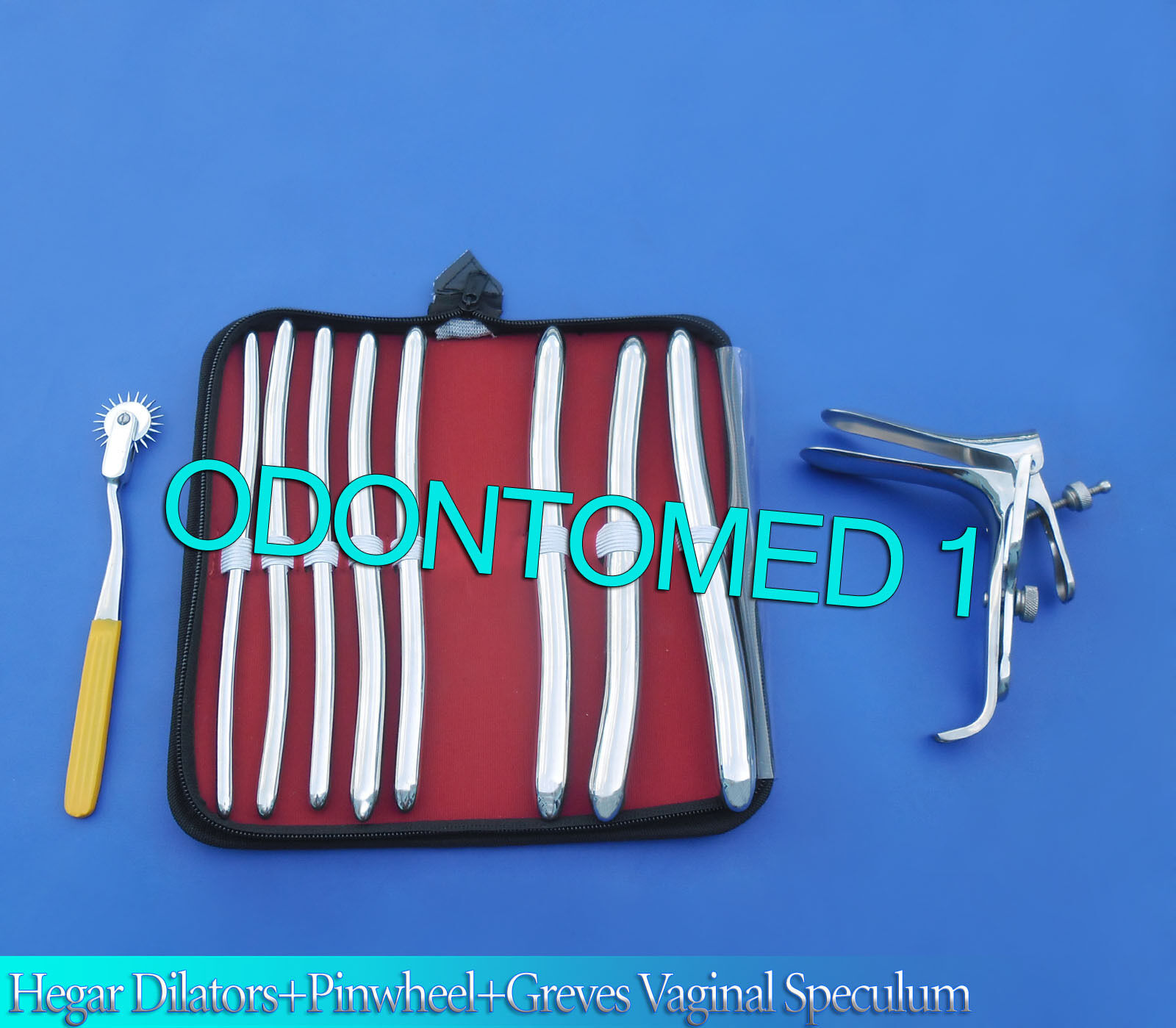 HEGAR-DILATOR-SOUNDS-8-PCS-YELLOW-PINWHEEL-GRAVES-SPECULUM-MEDIUM-111149493827