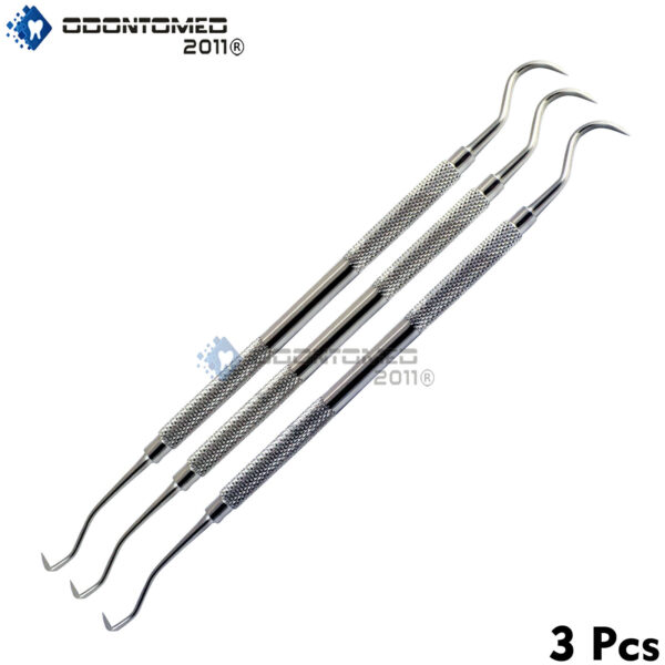 Jaquette Scaler U15/30 Double Ended Scaler Hygiene Tools Dentists 3 Pcs
