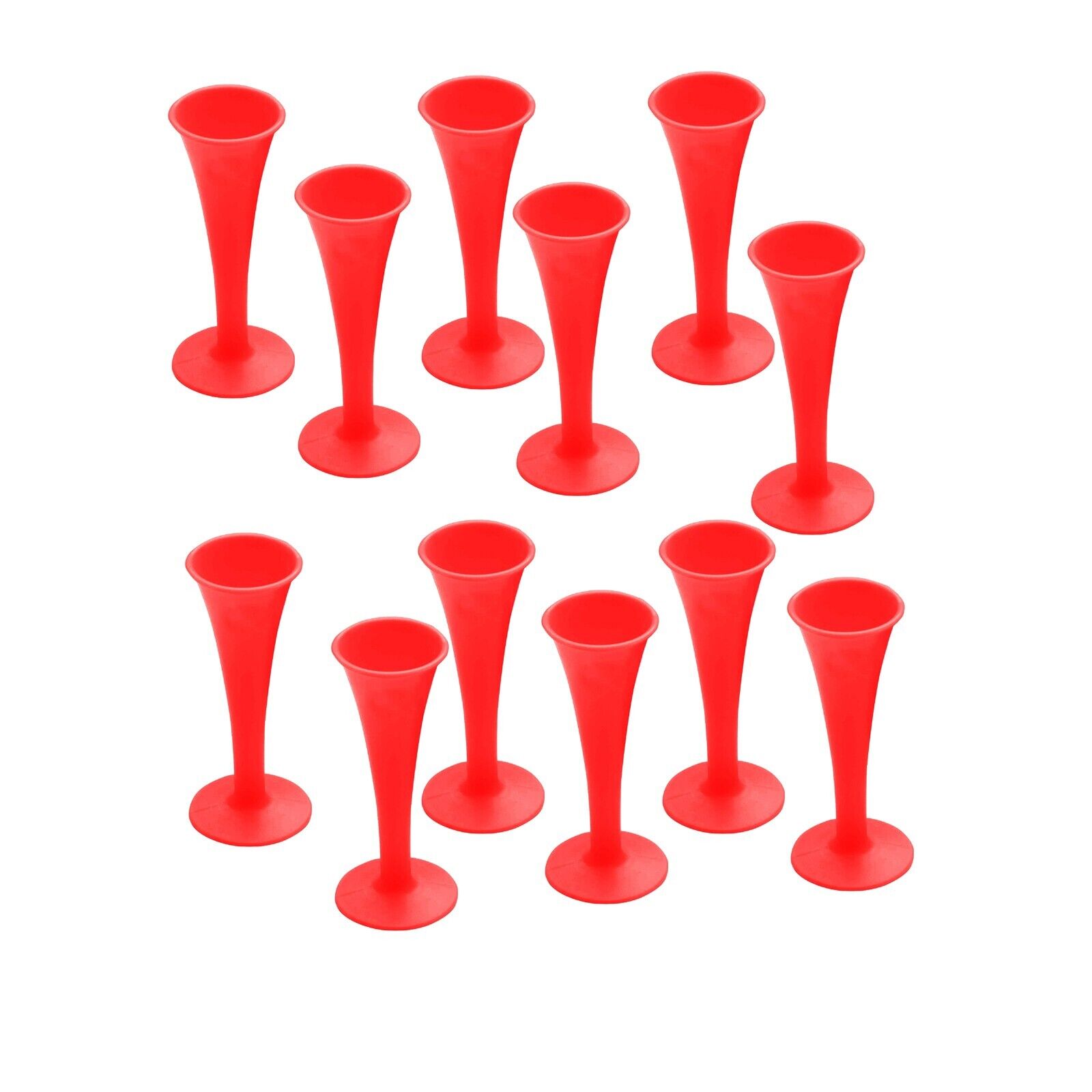 Lot-Of-12-Pcs-Pinard-Fetal-Stethoscope-Red-Color-Plastic-Surgical-Medical-Inst-374853038327