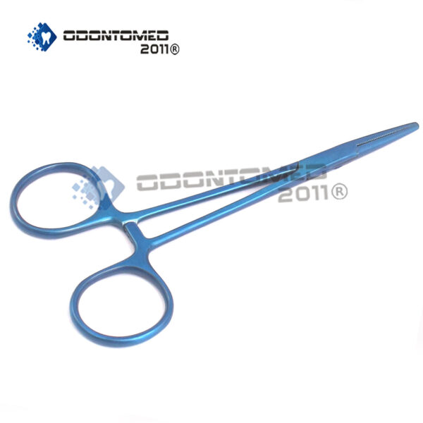 Mosquito Forceps Straight 5" Blue Color Surgical Instruments