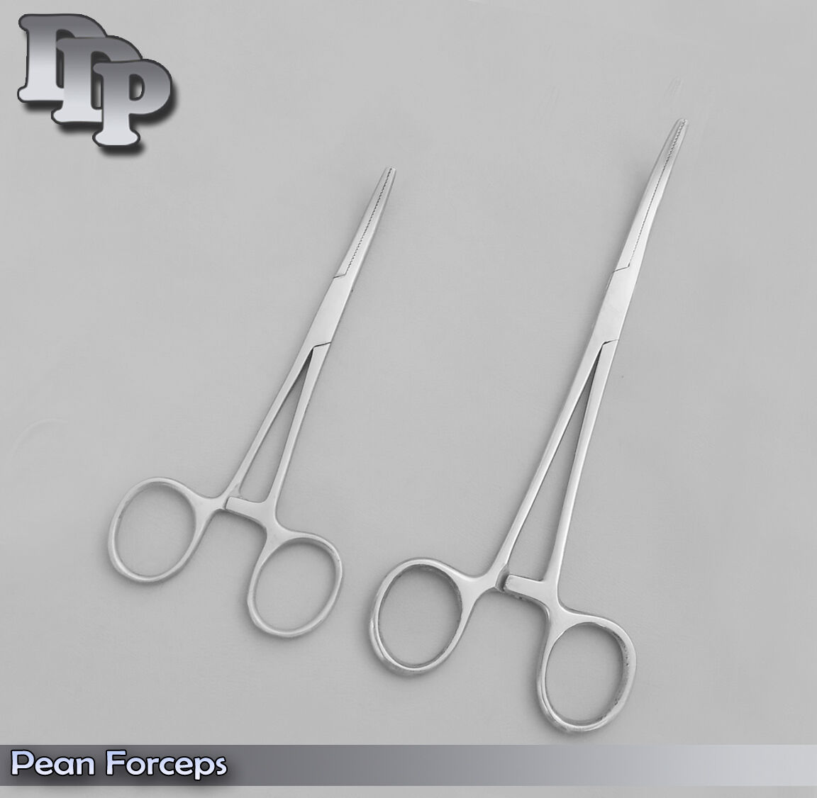 New-2pc-Set-55-12-Curved-Hemostat-Forceps-Locking-Clamps-Stainless-Steel-121547676817