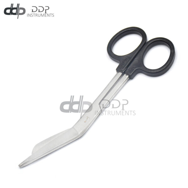 New Premium Grade 1 Pcs Lister Bandage Nurse Scissors 5.5'' Black Color Handle