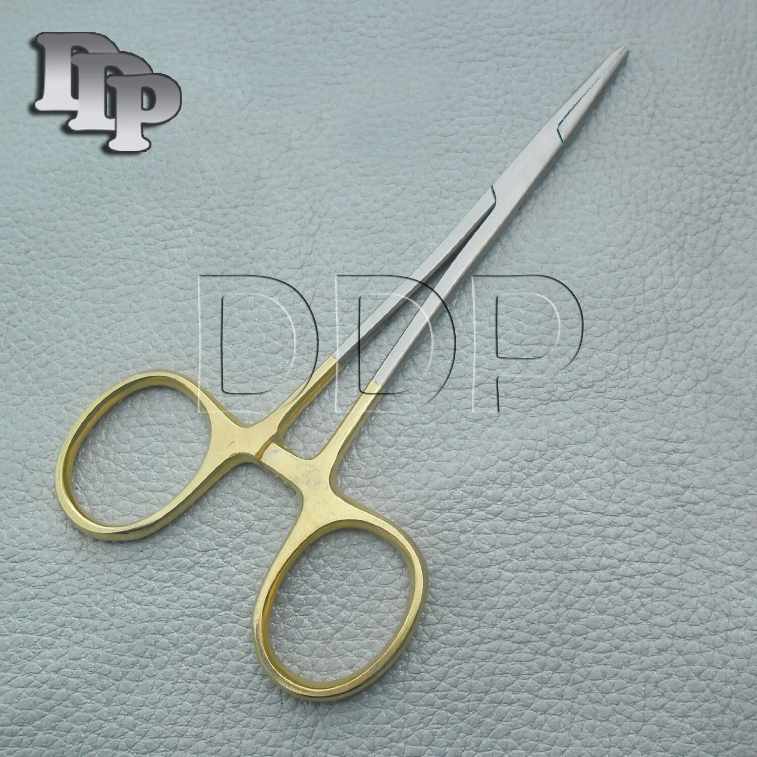 OR-GRADE-MOSQUITO-HEMOSTAT-LOCKING-SURGICAL-FORCEP-5-STRAIGHT-WITH-GOLD-HANDLE-371284875307
