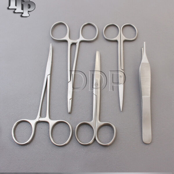 One Set Basic Surgery Student Kit set of 5 Pieces DS-701