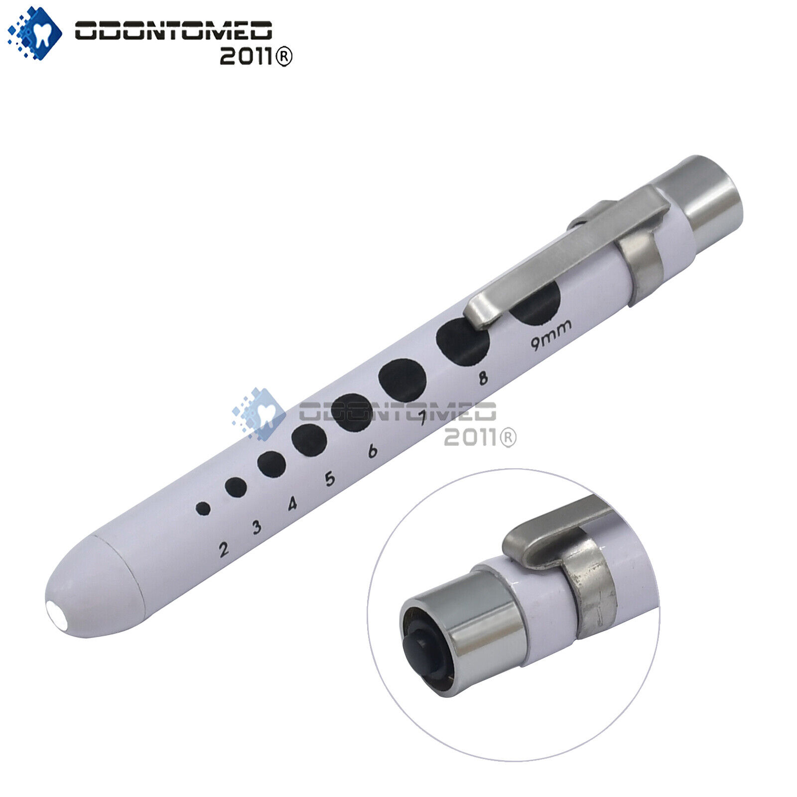 PROFESSIONAL-MEDICAL-PEN-LIGHT-W-PUPIL-GAUGE-New-EMT-EMS-Led-white-PL-023-124362176827