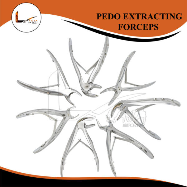 Pedo Extracting Forceps 7 Pcs Kelin Set Dental Instruments Children