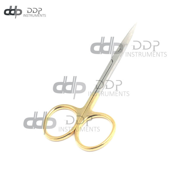 Premium GERMAN Supercut TC Iris Scissors 4.5'' Straight Surgical Dental Instruments